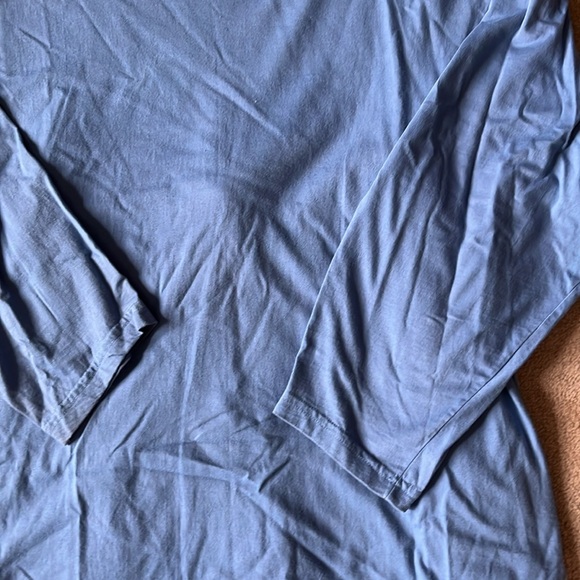 Ladies Dimanche 2 pc. Boatneck top & crinkle skirt set! Sz. L, elastic waist! - Picture 3 of 6